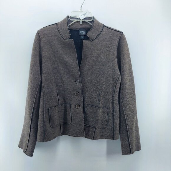 eileen fisher cardigan blazer women size small petite - Picture 1 of 9